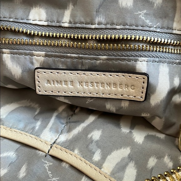 Aimee Kestenberg Butter Cream Leather Slouchy Shoulder Bag 2 Straps - Picture 2 of 16